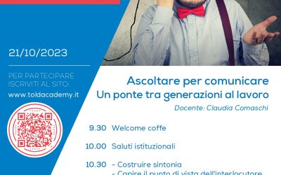 Incontro di formazione: Ascoltare per comunicare