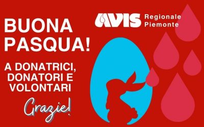 Buona Pasqua da AVIS Piemonte: un grazie di cuore a chi dona la vita